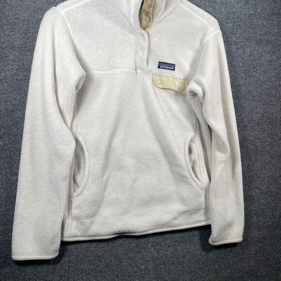Patagonia Re-Tool Snap T Pullover Women's Medium White Outdoor Casual Comfort - Picture 3 of 10